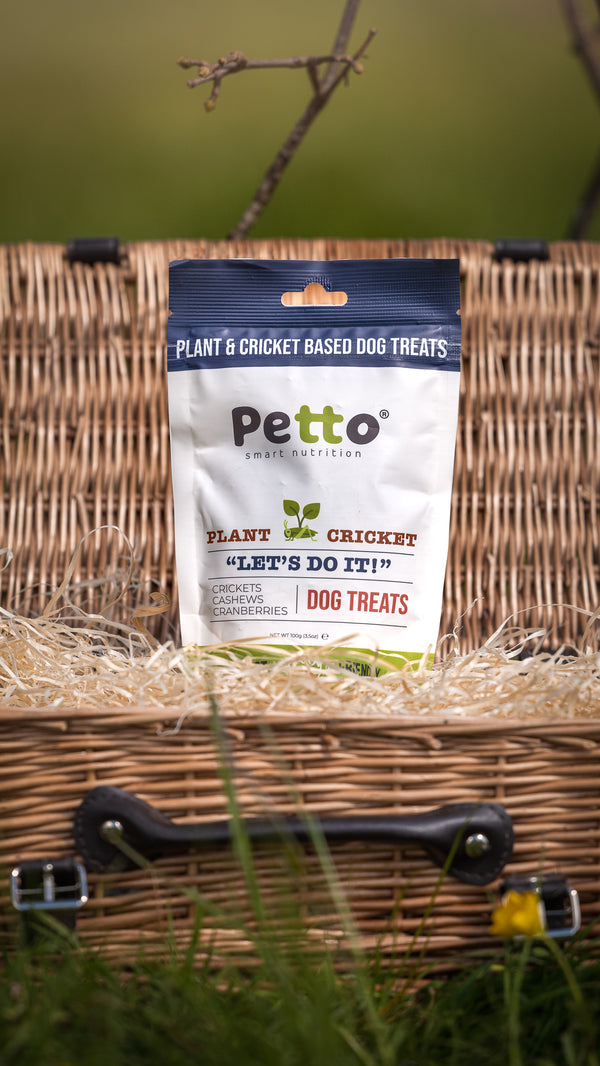 "Let's Do It" Plant & Insect Based Dog Treats with Crickets, Cashews and Cranberries 100g